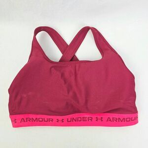 Under Armour Sports Bra Womens XL Pink Compression